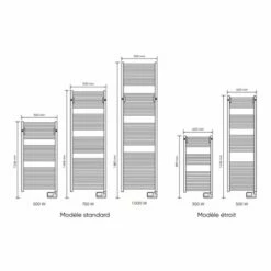 Atlantic Sèche Serviette électrique 2012 750 Watts -Schneider Electric Soldes 2012 etroit et 2012 seche serviettes eletcrique 831403 300 watts etroit 4