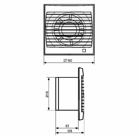Aérateur Decor 200 CZ 185 M3/h Clapet Anti-retour 7 Aérateur Decor 200 CZ 185 M3/h Clapet Anti-retour – Image 5