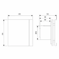 Aérateur Silent Design 200 CZ Blanc 175 M3/h Clapet Anti-retour 13 Aérateur Silent Design 200 CZ Blanc 175 M3/h Clapet Anti-retour -Schneider Electric Soldes aerateur axial unelvent serie silent design 100 200 cz 400020 175 m3 h 5