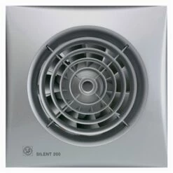Aérateur Silent 200 CZ Silver 180 M3/h Clapet Anti-retour