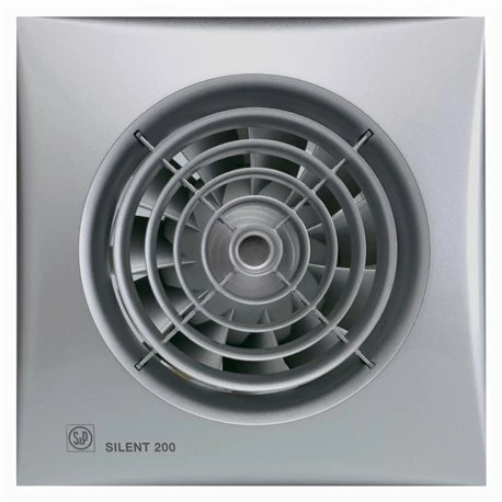 Aérateur Silent 200 CZ Silver 180 M3/h Clapet Anti-retour 3 Aérateur Silent 200 CZ Silver 180 M3/h Clapet Anti-retour