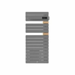 Sèche Serviette électrique Allure 3 Classique 500+1000 Watts, Mât à Droite Gris Menhir