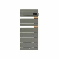 Sèche Serviette électrique Allure 3 Classique 500+1000 Watts, Mât à Droite Gris Roche