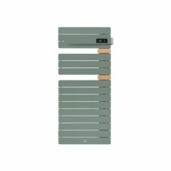 Sèche Serviette électrique Allure 3 Classique 500 Watts, Mât à Droite Vert Eucalyptus