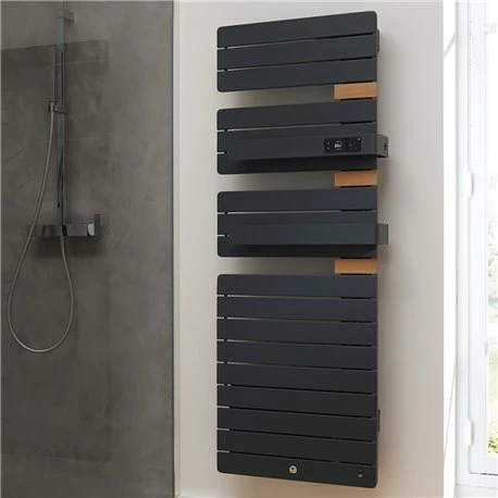 Sèche Serviette électrique Allure 3 Virtuose 750+1000 Watts, Mât à Gauche Brun Sable 4 Sèche Serviette électrique Allure 3 Virtuose 750+1000 Watts, Mât à Gauche Brun Sable – Image 2