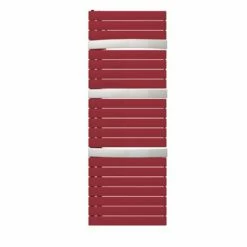 Sèche Serviette électrique Arborescence Smart 1000 Watts, Gauche Flame Red, Traffic White