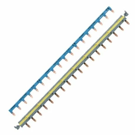 Peigne D'alimentation Phase Et Neutre Pour Système Sans Vis 18 Modules KBS763G 3 Peigne D'alimentation Phase Et Neutre Pour Système Sans Vis 18 Modules KBS763G