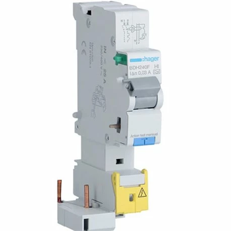Bloc Differentiel 1P+N 40A 300mA Haute Immunite BFH240F 3 Bloc Differentiel 1P+N 40A 300mA Haute Immunite BFH240F