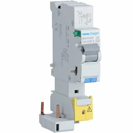 Bloc Differentiel 1P+N 40A 30mA Haute Immunite BDH240F 3 Bloc Differentiel 1P+N 40A 30mA Haute Immunite BDH240F