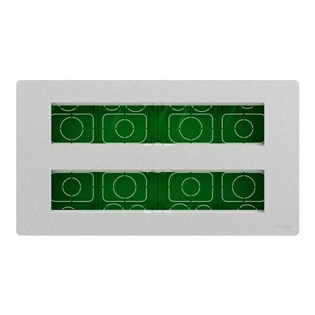 Schneider Electric Boîte De Concentration Encastrée Complète Unica NU171030 Aluminium 2 Rangs De 10 Modules 9 Schneider Electric Boîte De Concentration Encastrée Complète Unica NU171030 Aluminium 2 Rangs De 10 Modules – Image 7