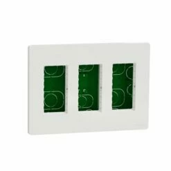 Schneider Electric Boîte De Concentration Encastrée Complète Unica NU173418 Blanc 3 Colonnes De 4 Modules