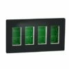 Schneider Electric Boîte De Concentration Encastrée Complète Unica NU174454 Anthracite 4 Colonnes De 4 Modules -Schneider Electric Soldes boite de concentration encastree complete unica nu174454 anthracite 4 colonnes de 4 modules
