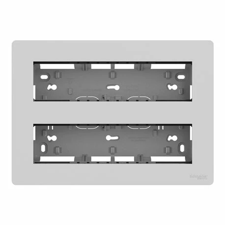 Schneider Electric Boîte De Concentration Saillie Complète Unica NU121830 Aluminium 2 Rangs De 8 Modules 9 Schneider Electric Boîte De Concentration Saillie Complète Unica NU121830 Aluminium 2 Rangs De 8 Modules – Image 7