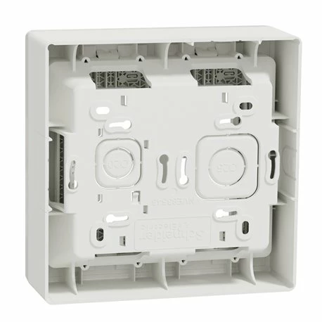 Schneider Electric Boîte De Concentration Saillie Complète Unica NU122418 Blanc 2 Colonnes De 4 Modules 7 Schneider Electric Boîte De Concentration Saillie Complète Unica NU122418 Blanc 2 Colonnes De 4 Modules – Image 5
