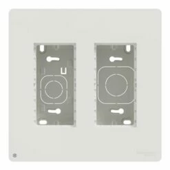 Schneider Electric Boîte De Concentration Saillie Complète Unica NU122420 Blanc Antibactérien 2 Colonnes De 4 Modules -Schneider Electric Soldes boite de concentration saillie complete unica nu122420 blanc antibacterien 2 colonnes de 4 modules 6