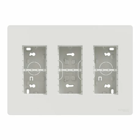 Schneider Electric Boîte De Concentration Saillie Complète Unica NU123418 Blanc 3 Colonnes De 4 Modules 10 Schneider Electric Boîte De Concentration Saillie Complète Unica NU123418 Blanc 3 Colonnes De 4 Modules – Image 8