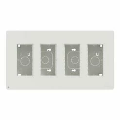 Schneider Electric Boîte De Concentration Saillie Complète Unica NU124420 Blanc Antibactérien 4 Colonnes De 4 Modules -Schneider Electric Soldes boite de concentration saillie complete unica nu124420 blanc antibacterien 4 colonnes de 4 modules 6