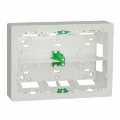 Schneider Electric Boîte De Concentration Saillie Unica NU821820 Blanc Antibactérien 2 Rangs De 8 Modules