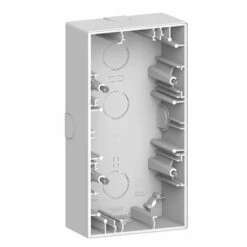 Schneider Electric Boîte Pour Montage Saillie D-Life MTN4024-6535 Blanc Lotus 2 Postes