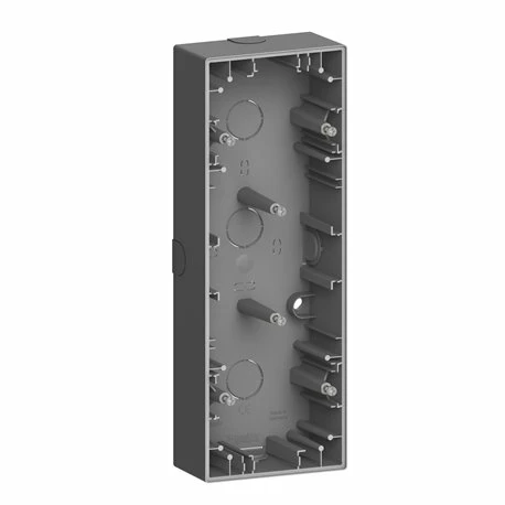 Schneider Electric Boîte Pour Montage Saillie D-Life MTN4034-6534 Anthracite 3 Postes 3 Schneider Electric Boîte Pour Montage Saillie D-Life MTN4034-6534 Anthracite 3 Postes