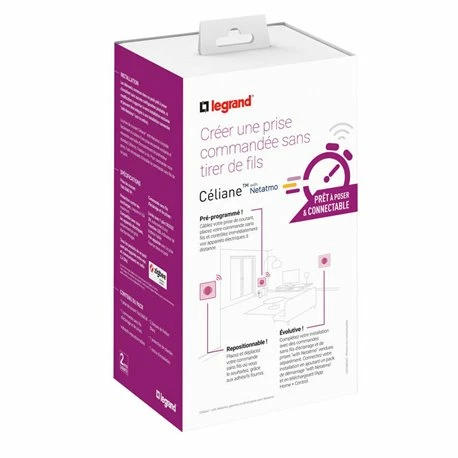 Prise De Courant 2P+T Céliane Sans Fils Complet 067634 Blanc 4 Prise De Courant 2P+T Céliane Sans Fils Complet 067634 Blanc – Image 2