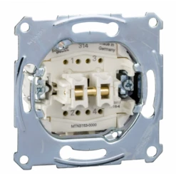 Bouton Poussoir Double BP NO + BP NF D-Life MTN3153-0000 10 A Mécanisme Seul