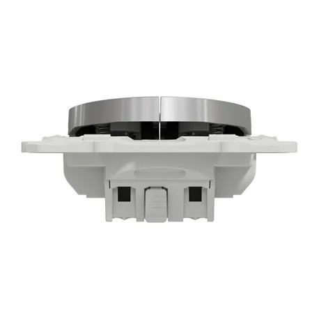 Bouton-poussoir Double Odace S530216 Aluminium 4 Bouton-poussoir Double Odace S530216 Aluminium – Image 2