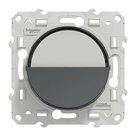 Bouton-poussoir Odace S540266 Anthracite Avec Porte-étiquette 10 Bouton-poussoir Odace S540266 Anthracite Avec Porte-étiquette – Image 8