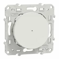 Bouton Poussoir Wiser Odace S520530W 10 A Zigbee Blanc