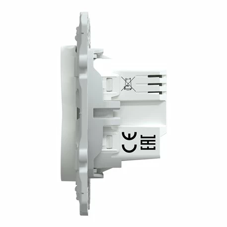 Bouton Poussoir Wiser Ovalis S320530W 10 A Zigbee Blanc 5 Bouton Poussoir Wiser Ovalis S320530W 10 A Zigbee Blanc – Image 3