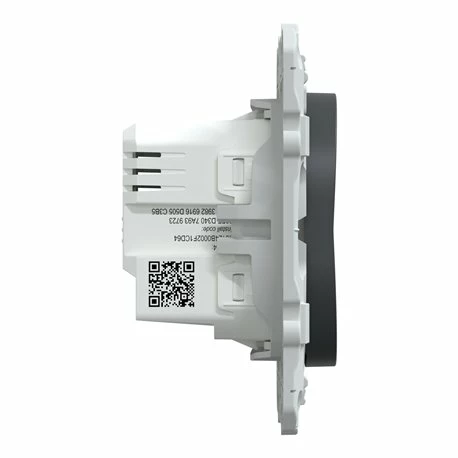Bouton Poussoir Wiser Ovalis S340530W 10 A Zigbee Anthracite 4 Bouton Poussoir Wiser Ovalis S340530W 10 A Zigbee Anthracite – Image 2