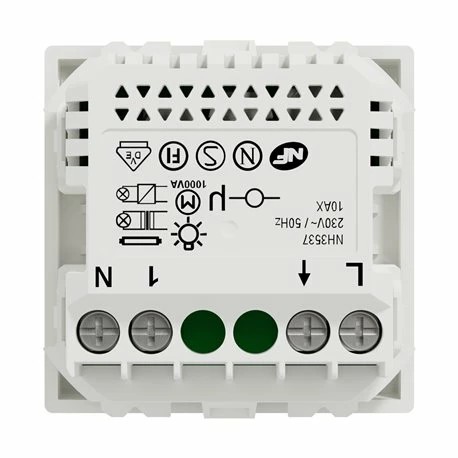 Schneider Electric Bouton Poussoir Wiser Unica NU353720W 10 A Zigbee Blanc Antimicrobien Mécanisme Seul 6 Schneider Electric Bouton Poussoir Wiser Unica NU353720W 10 A Zigbee Blanc Antimicrobien Mécanisme Seul – Image 4