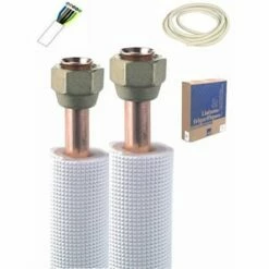Câble + Condensat + Liaison Flarée 06KFS1458 Isolant Blanc PE, 1/4-5/8 6 M.