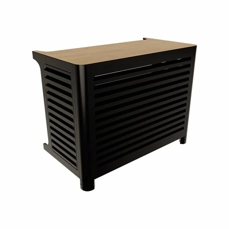 Cache Climatisation Outsteel Venitian - L 53003300/9005 Noir Profond 3 Cache Climatisation Outsteel Venitian - L 53003300/9005 Noir Profond