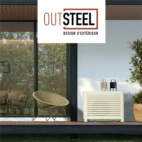 Cache Climatisation Outsteel Venitian - M 53002300/9001 Blanc Crème 5 Cache Climatisation Outsteel Venitian - M 53002300/9001 Blanc Crème – Image 3