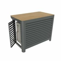 Cache Climatisation Outsteel Venitian - M 53002300/7016 Gris Anthracite -Schneider Electric Soldes cache climatisation outsteel venitian m gris anthracite 1