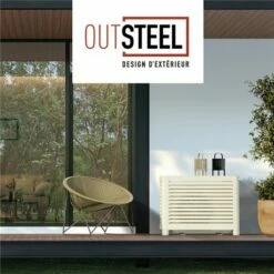 Cache Climatisation Outsteel Venitian - S 53001300/9001 Blanc Crème 7 Cache Climatisation Outsteel Venitian - S 53001300/9001 Blanc Crème -Schneider Electric Soldes cache climatisation outsteel venitian s blanc creme 2