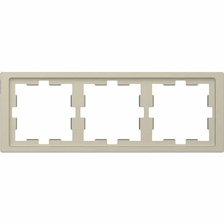 Schneider Electric Cadre De Finition D-Life MTN4030-6533 Blanc Sable 3 Postes 3 Schneider Electric Cadre De Finition D-Life MTN4030-6533 Blanc Sable 3 Postes