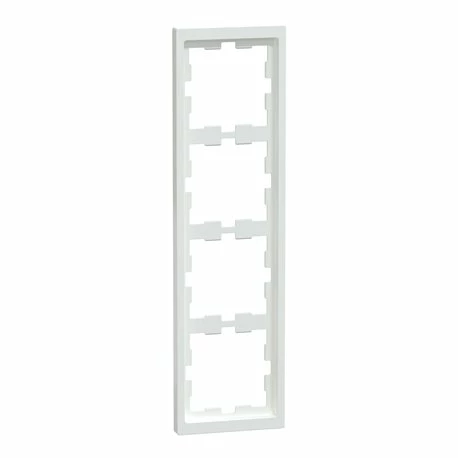 Schneider Electric Cadre De Finition D-Life MTN4040-6535 Blanc Lotus 4 Postes 3 Schneider Electric Cadre De Finition D-Life MTN4040-6535 Blanc Lotus 4 Postes