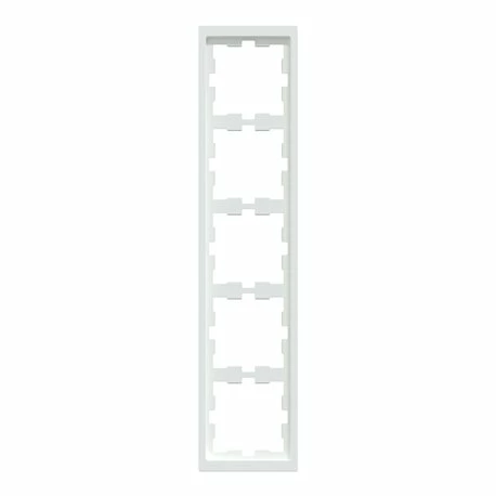 Schneider Electric Cadre De Finition D-Life MTN4050-6535 Blanc Lotus 5 Postes 4 Schneider Electric Cadre De Finition D-Life MTN4050-6535 Blanc Lotus 5 Postes – Image 2