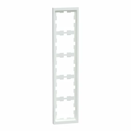 Schneider Electric Cadre De Finition D-Life MTN4050-6535 Blanc Lotus 5 Postes 3 Schneider Electric Cadre De Finition D-Life MTN4050-6535 Blanc Lotus 5 Postes
