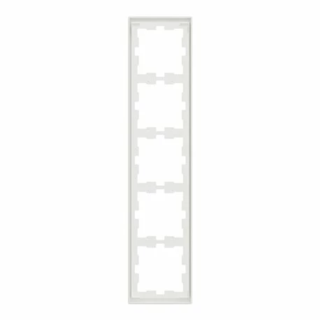 Schneider Electric Cadre De Finition D-Life MTN4050-6537 Blanc Nordic Mat 5 Postes 4 Schneider Electric Cadre De Finition D-Life MTN4050-6537 Blanc Nordic Mat 5 Postes – Image 2