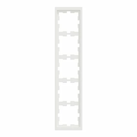 Schneider Electric Cadre De Finition D-Life MTN4050-6537 Blanc Nordic Mat 5 Postes 6 Schneider Electric Cadre De Finition D-Life MTN4050-6537 Blanc Nordic Mat 5 Postes – Image 4