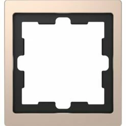 Schneider Electric Cadre De Finition Métal D-Life MTN4010-6551 Champagne 1 Poste