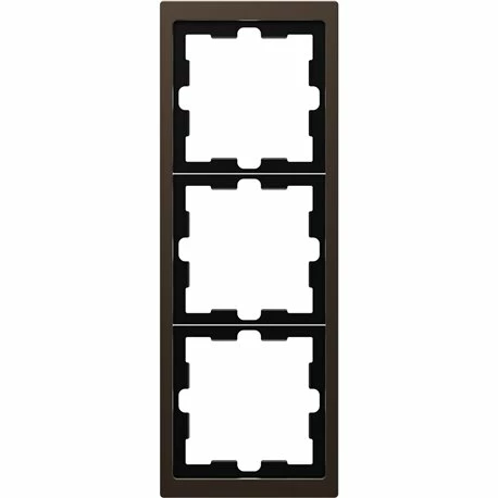 Schneider Electric Cadre De Finition Métal D-Life MTN4030-6552 Mocca 3 Postes 3 Schneider Electric Cadre De Finition Métal D-Life MTN4030-6552 Mocca 3 Postes