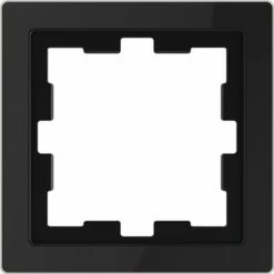 Schneider Electric Cadre De Finition Verre D-Life MTN4010-6503 Noir 1 Poste