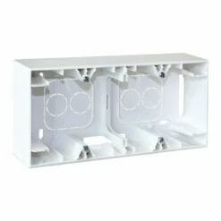 Cadre Saillie 2 Postes Type A Blanc