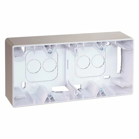 Cadre Saillie 2 Postes Type B Titane 3 Cadre Saillie 2 Postes Type B Titane