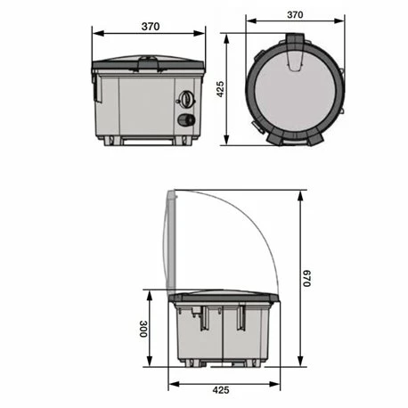 Centrale D'aspiration C. Compact Pack 1300 Watts 6 Centrale D'aspiration C. Compact Pack 1300 Watts – Image 4