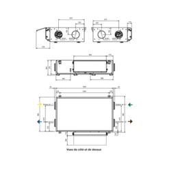Centrale De Traitement D'air Plafonnier CX3040 Gauche Avec échangeur à Contre-courant 9 Centrale De Traitement D'air Plafonnier CX3040 Gauche Avec échangeur à Contre-courant -Schneider Electric Soldes centrale de traitement d air plafonnier cx3040 gauche avec echangeur a contre courant 3